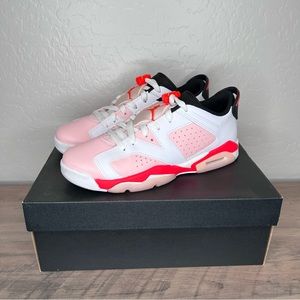 Air Jordan 6 Retro Low GS 'Atmosphere' 7Y (Women’s Size 8.5/Men’s Size 7)